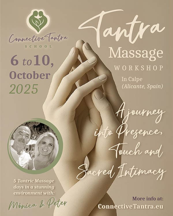Tantra Massage Workshop on October 6 to 10, 2025