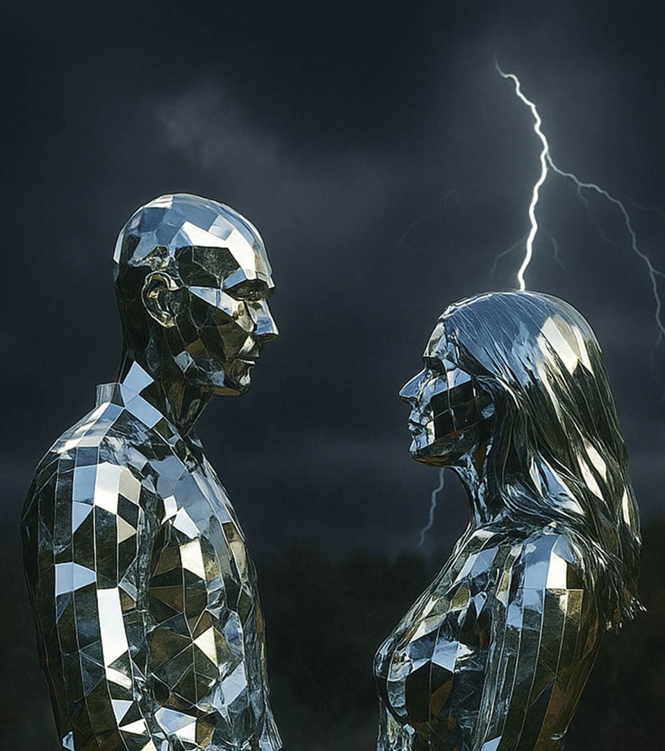 Pareja reflejando las heridas del otro en dinámicas del Tantra Pareja reflejando las heridas del otro en dinámicas del Tantra